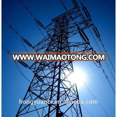 Factory Price 500KV Double Circuit Overhead Transmission Line Steel lattice tower